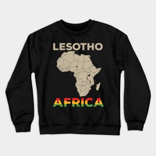 Lesotho-Africa Crewneck Sweatshirt